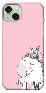 Чехол Unicorn love для iPhone 15 Plus