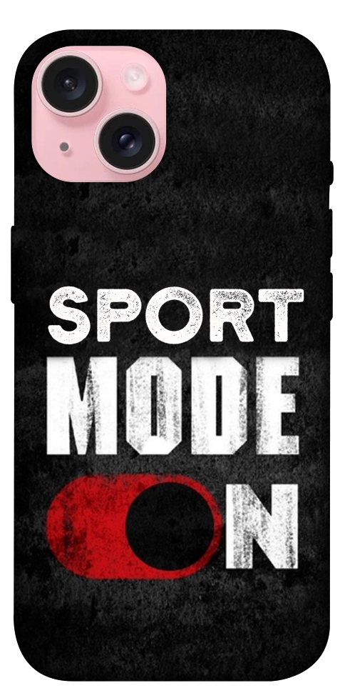 Чехол Sport mode on для iPhone 15