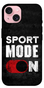 Чехол Sport mode on для iPhone 15