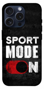 Чехол Sport mode on для iPhone 15 Pro