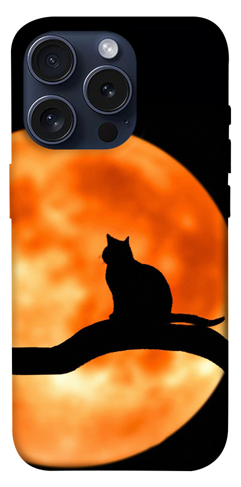 

Чехол Кот на фоне луны для iPhone 15 Pro 1615089