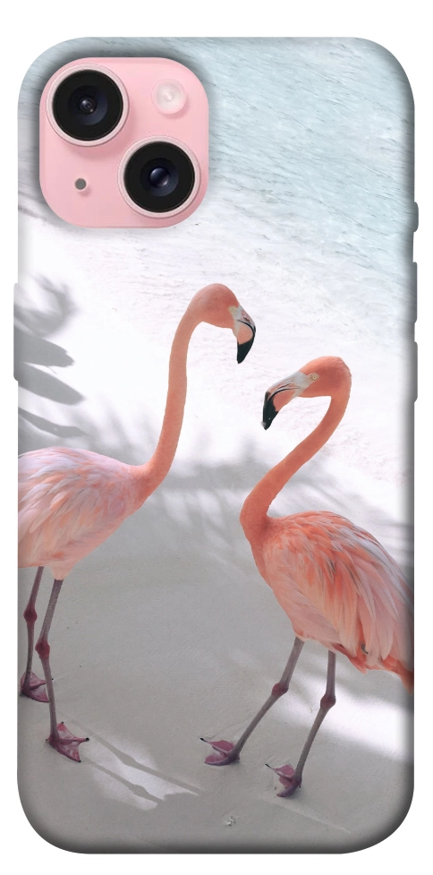 Чохол Flamingos для iPhone 15