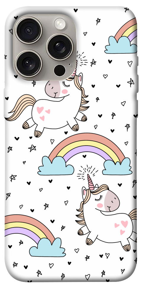 Чехол Fly unicorn для iPhone 15 Pro Max