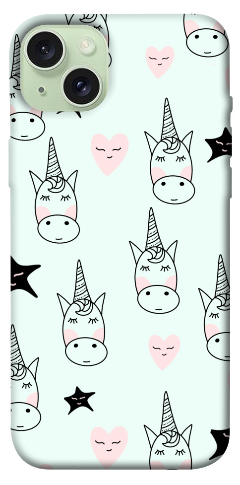 

Чехол Heart unicorn для iPhone 15 Plus 1615284