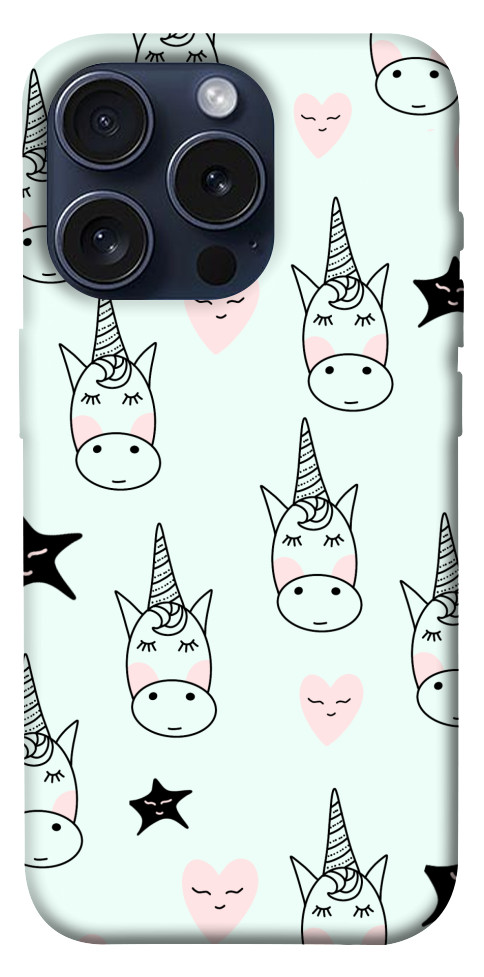 

Чехол Heart unicorn для iPhone 15 Pro 1615285
