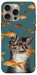 Чехол Cat with fish для iPhone 15 Pro Max