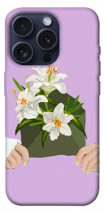 Чохол Flower message для iPhone 15 Pro