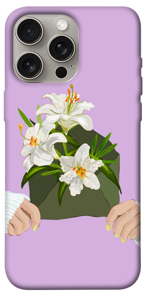 Чохол Flower message для iPhone 15 Pro Max