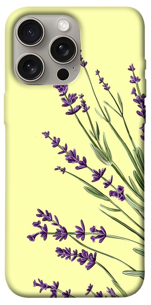 Чохол Lavender art для iPhone 15 Pro Max