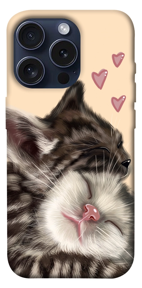 Чохол Cats love для iPhone 15 Pro