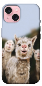 Чохол Funny llamas для iPhone 15