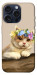 Чохол Cat in flowers для iPhone 15 Pro