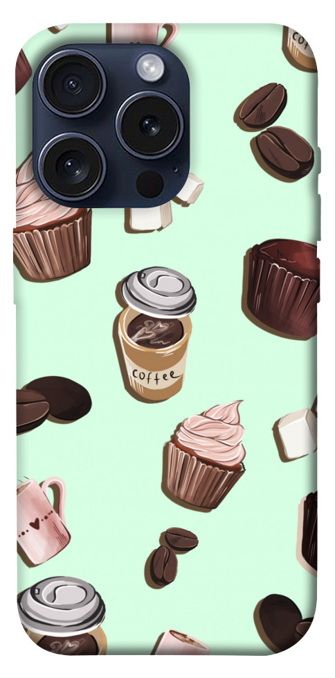 Чехол Coffee and sweets для iPhone 15 Pro