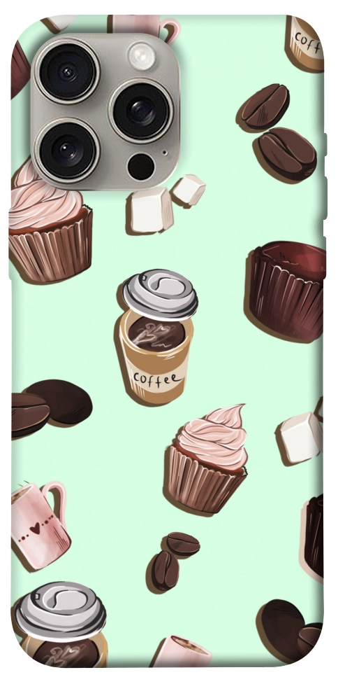 Чехол Coffee and sweets для iPhone 15 Pro Max