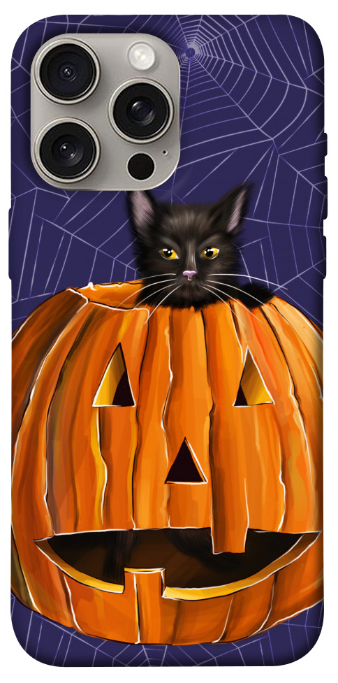 

Чохол Cat and pumpkin для iPhone 15 Pro Max 1615506