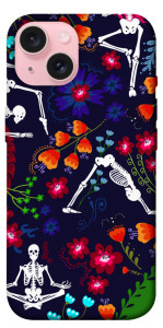 Чохол Yoga skeletons для iPhone 15