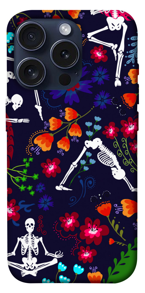 Чохол Yoga skeletons для iPhone 15 Pro