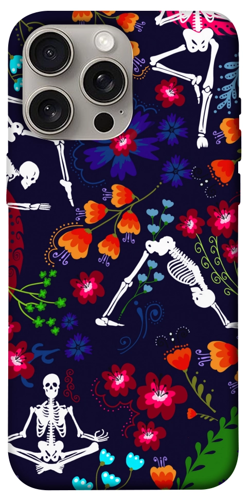 Чохол Yoga skeletons для iPhone 15 Pro Max