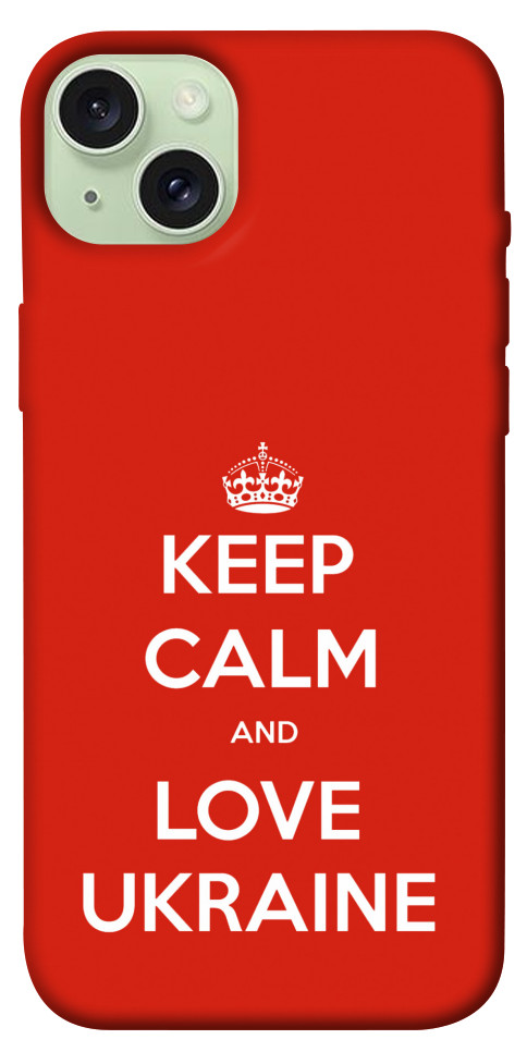

Чехол Keep calm and love Ukraine для iPhone 15 Plus 1615903