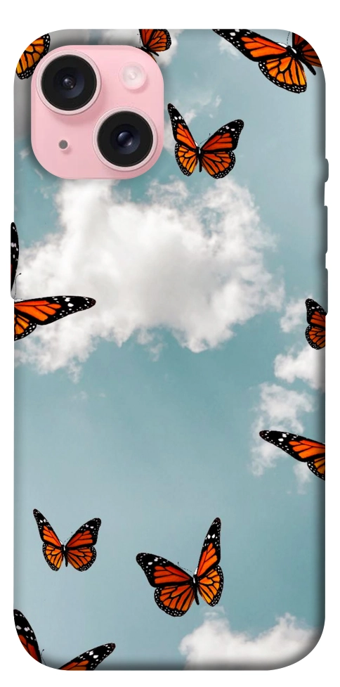 Чехол Summer butterfly для iPhone 15