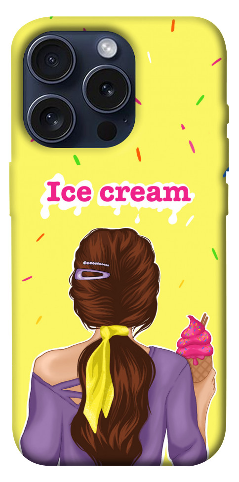 

Чехол Ice cream girl для iPhone 15 Pro 1616164