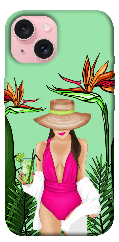 

Чехол Tropical girl для iPhone 15 1616174