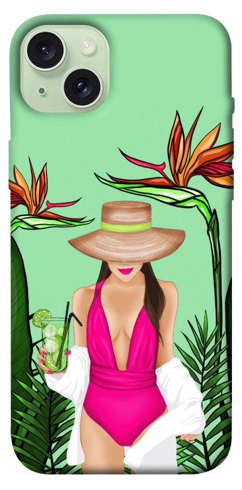 

Чохол Tropical girl для iPhone 15 Plus 1616175