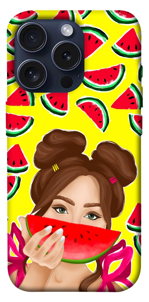 Чохол Watermelon girl для iPhone 15 Pro