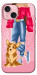 Чехол Girl and corgi для iPhone 15