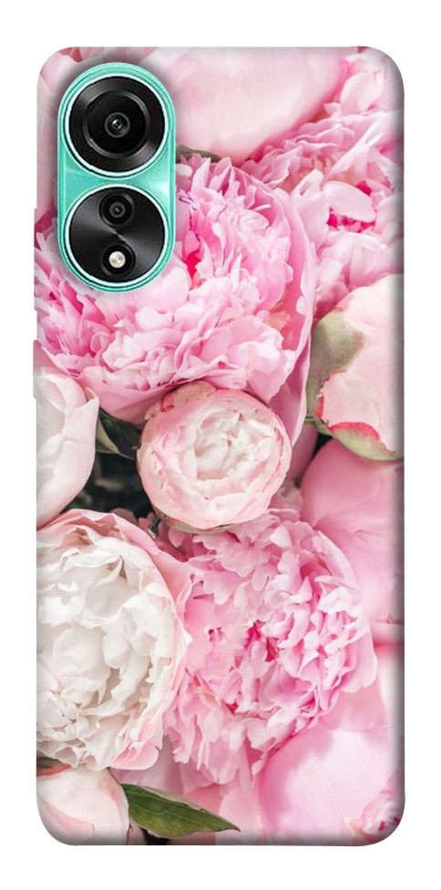 Чехол Pink peonies для Oppo A78 4G