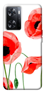 Чехол Акварельные маки для OnePlus Nord N20 SE