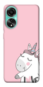 Чехол Unicorn love для Oppo A78 4G