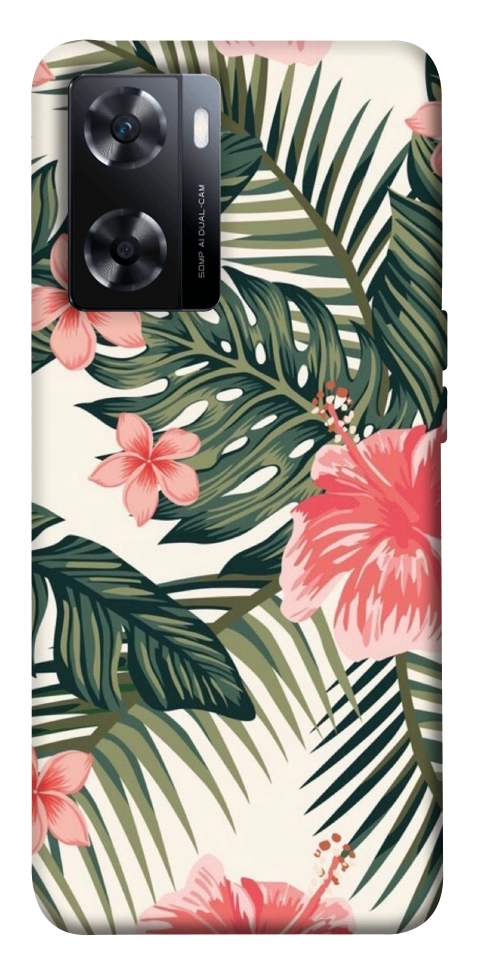 Чехол Tropic flowers для OnePlus Nord N20 SE