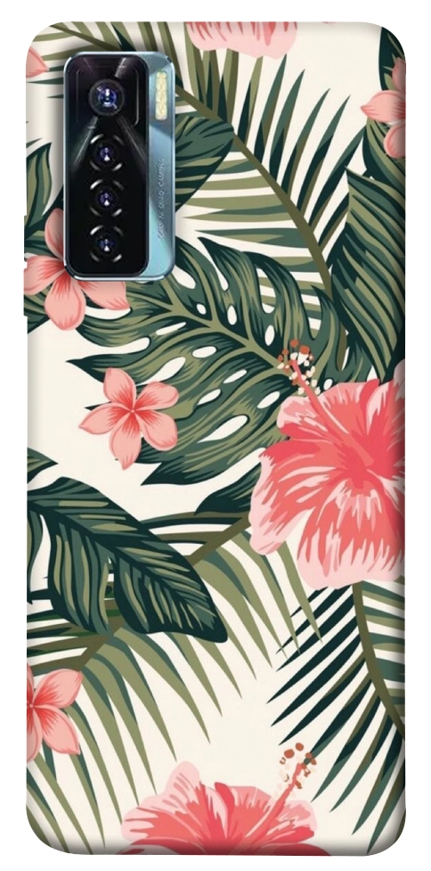 Чехол Tropic flowers для TECNO Camon 17 Pro