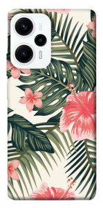 Чохол Tropic flowers для Xiaomi Poco F5