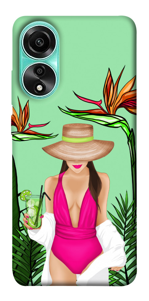 

Чехол Tropical girl для Oppo A78 4G 1618276