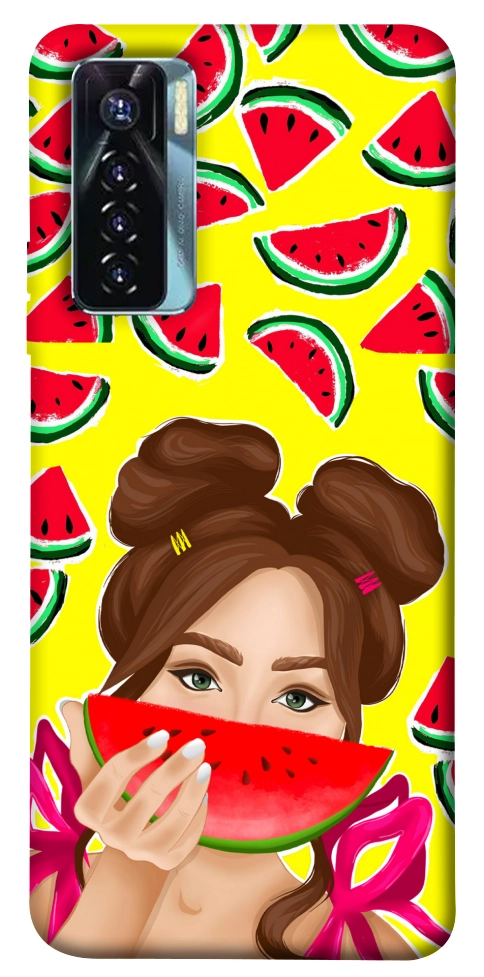 Чехол Watermelon girl для TECNO Camon 17 Pro