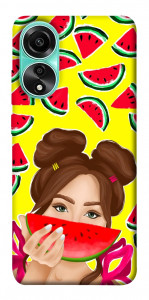 Чехол Watermelon girl для Oppo A78 4G