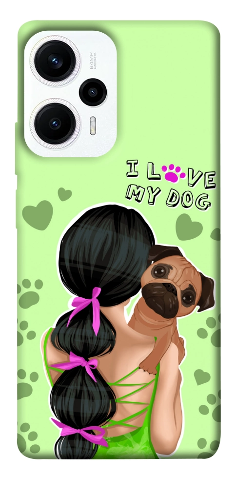 Чехол Love my dog для Xiaomi Poco F5