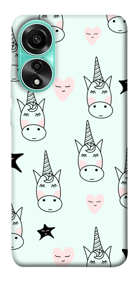 

Чехол Heart unicorn для Oppo A78 4G 1619077