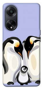 Чохол Penguin family для Oppo A98