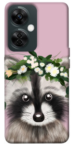 Чехол Raccoon in flowers для OnePlus Nord CE 3 Lite