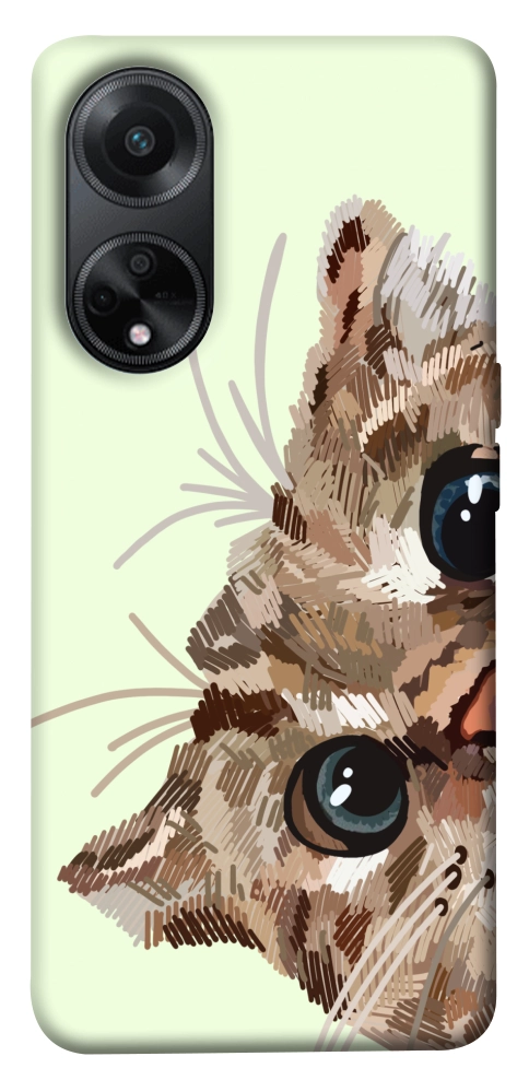 Чехол Cat muzzle для Oppo A58 4G