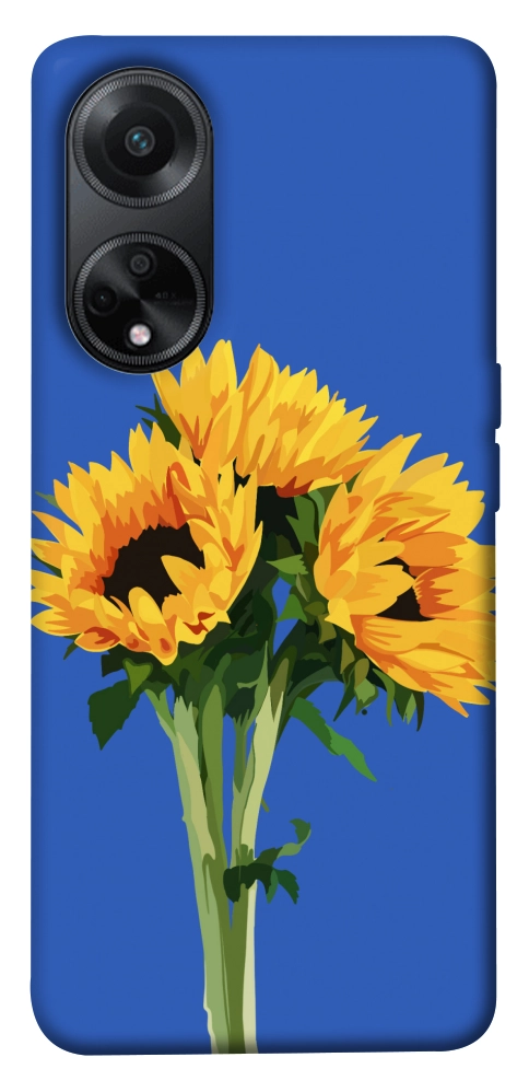 Чехол Bouquet of sunflowers для Oppo A98