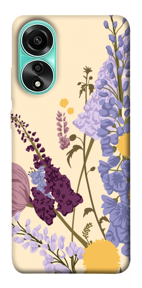 Чохол Flowers art для Oppo A78 4G