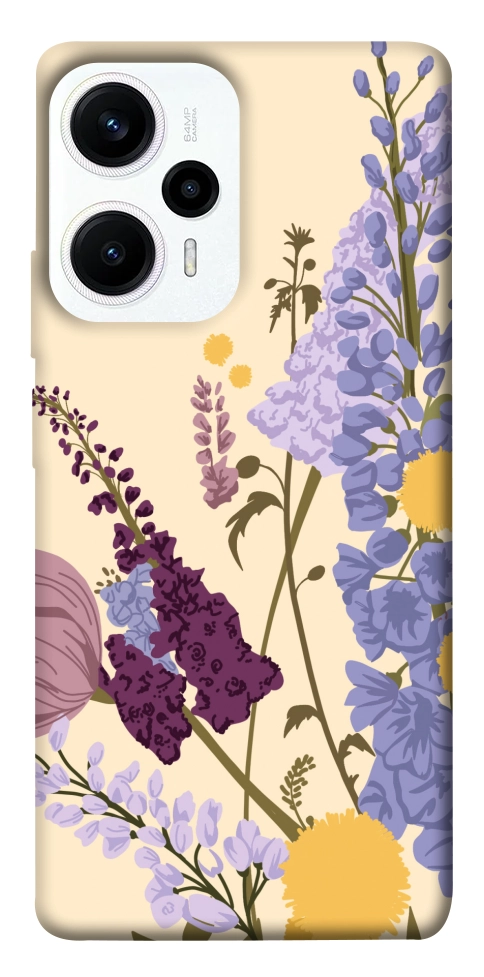 Чохол Flowers art для Xiaomi Poco F5