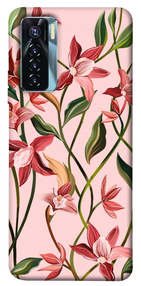 Чохол Floral motifs для TECNO Camon 17 Pro