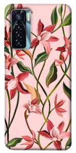 Чехол Floral motifs для TECNO Camon 17 Pro