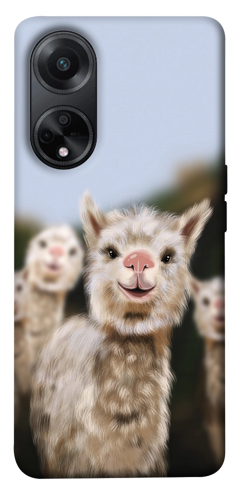 Чехол Funny llamas для Oppo A58 4G