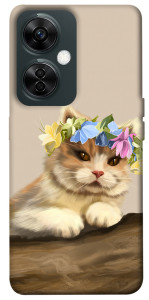 Чехол Cat in flowers для OnePlus Nord CE 3 Lite